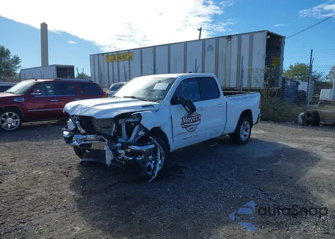 2022 Ram 1500 Big Horn 4X4 6'4 Box from USA, damaged, VIN 1C6SRFBTXNN392057
